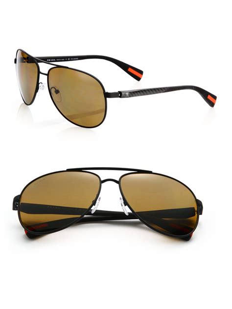 men sunglasses sport polarized wide prada|Prada aviator sunglasses men's.